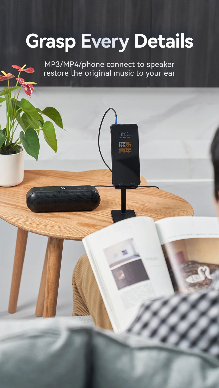 Aux Cable 3.5MM Jack Male to Male 3.5mm Audio Cable Jack for JBL Headphones Xiaomi Oneplus Speaker Cable Car Aux Cord