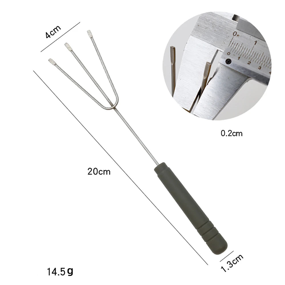 1/5pcs Candy Dipping Tools Chocolate Dipping Fork Spoons Set Culinary Decorating Spoons Chef Art Pencil For Decorative Plates