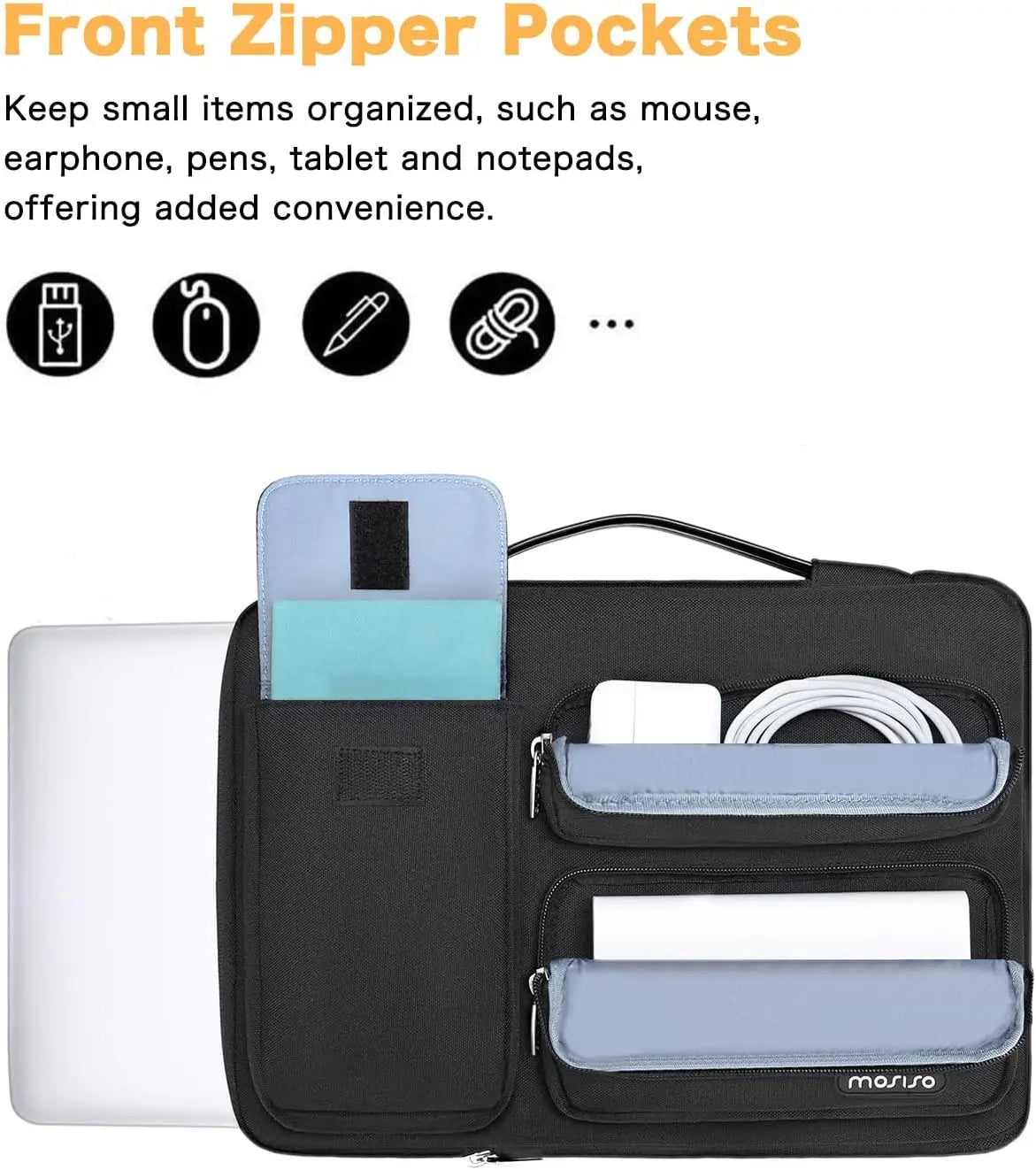 Laptop Sleeve 9 11 12.9 13 14 15 16 17.3 inch for MacBook Air Pro M4 M3 M2 M1 HP Dell Notebook Tablet Handbag for iPad Pro Air