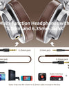 A71 Wired Headphones For Computer Phone With Mic Over Ear Stereo Hi-Res Headset Studio Headphone For Recording Monitor