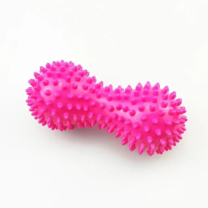 1Pc Peanut Massage Ball SHedgehog Sensory Training Grip Ball Muscle Pain Stress Sensory Ball Foot Muscle Massager Relaxation