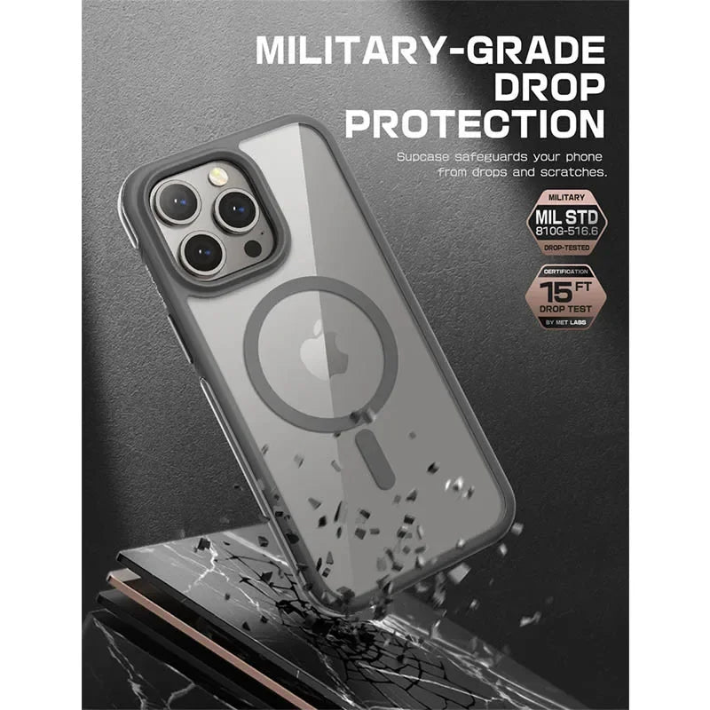 For iPhone 15 Pro Max Case 6.7 inch 2023 UB Air Mag Series Shockproof Drop Protection Slim Clear Protective Bumper Case