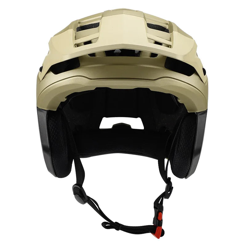 3 4 Half Face MTB Cycling Helmet With Integrated Protection