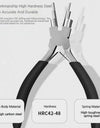 1pc Iron Wire Looping Jewelry Pliers, 6-in-1 Bail-Making Pliers, With Non-Slip Comfort Grip Handle, For Loops Making Tool