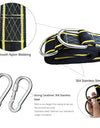 One Pair Tree Swing Hanging Kit Hammock Straps Camping 350 KG Load Capacity Rope Carabiner Outdoor Hiking Hammock Hanging Belt
