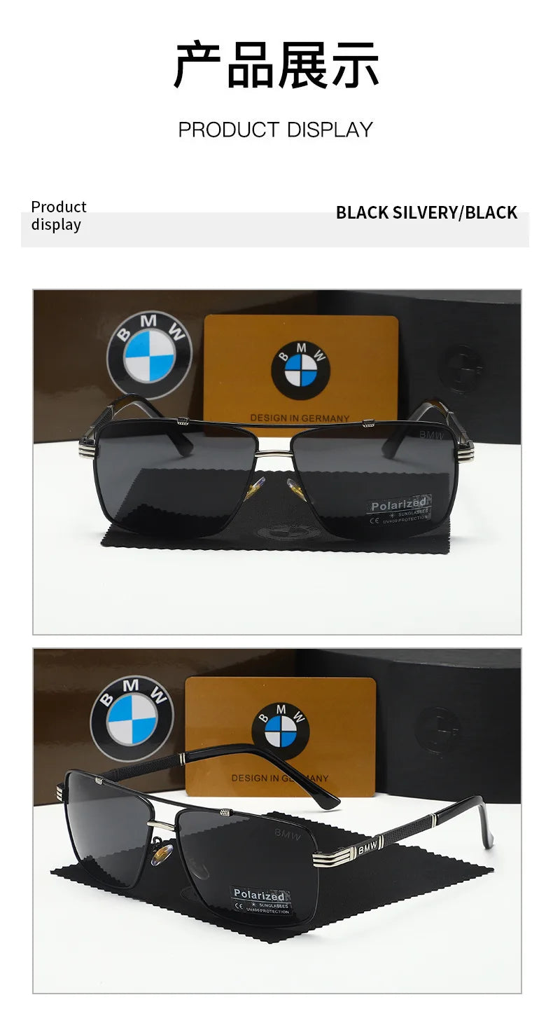 BWM Luxury Polarized Sunglasses Men UV Anti-Glare glasses For BMW