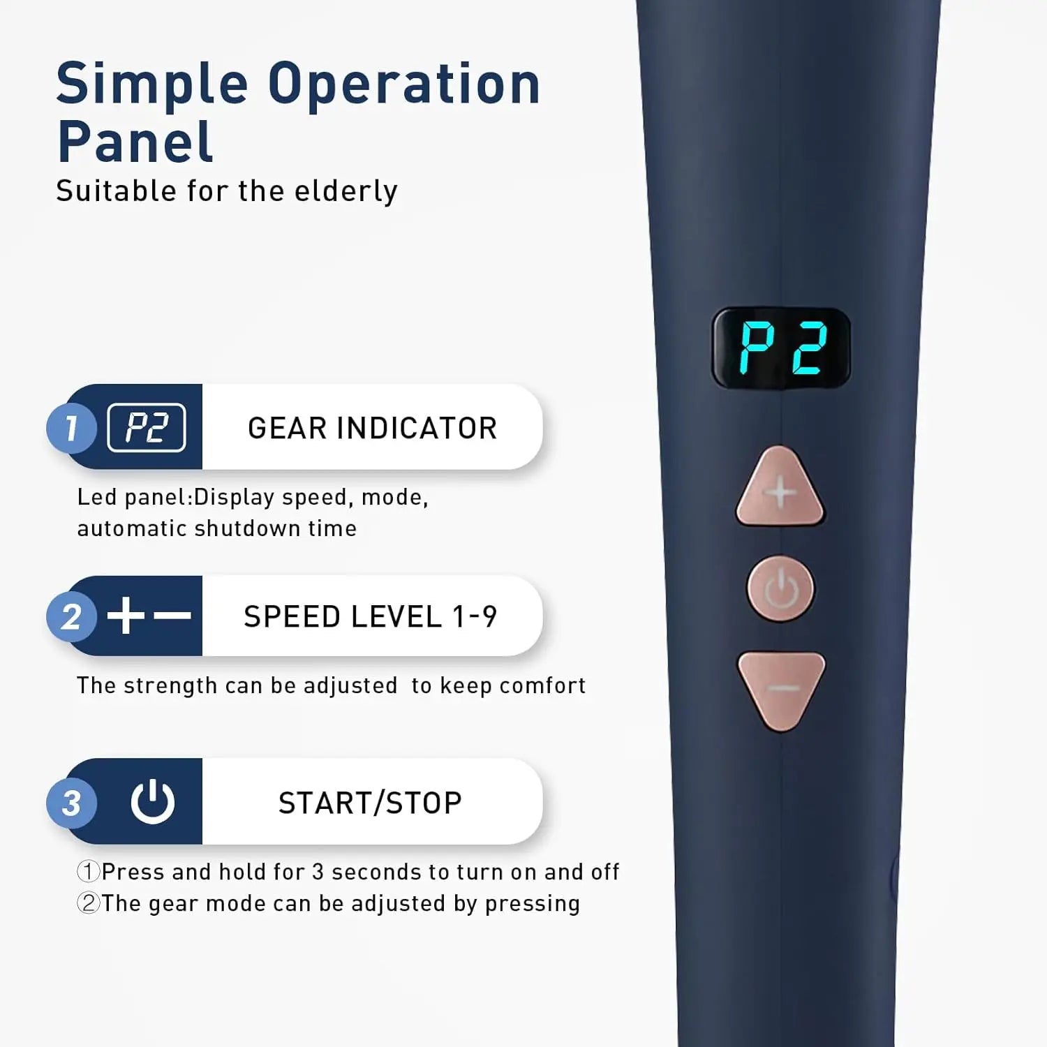 Massage , Muscle Massage  for Athletes Handheld Electric Deep Tissue Back Massager, Percussion Massage , Neck Back Mass