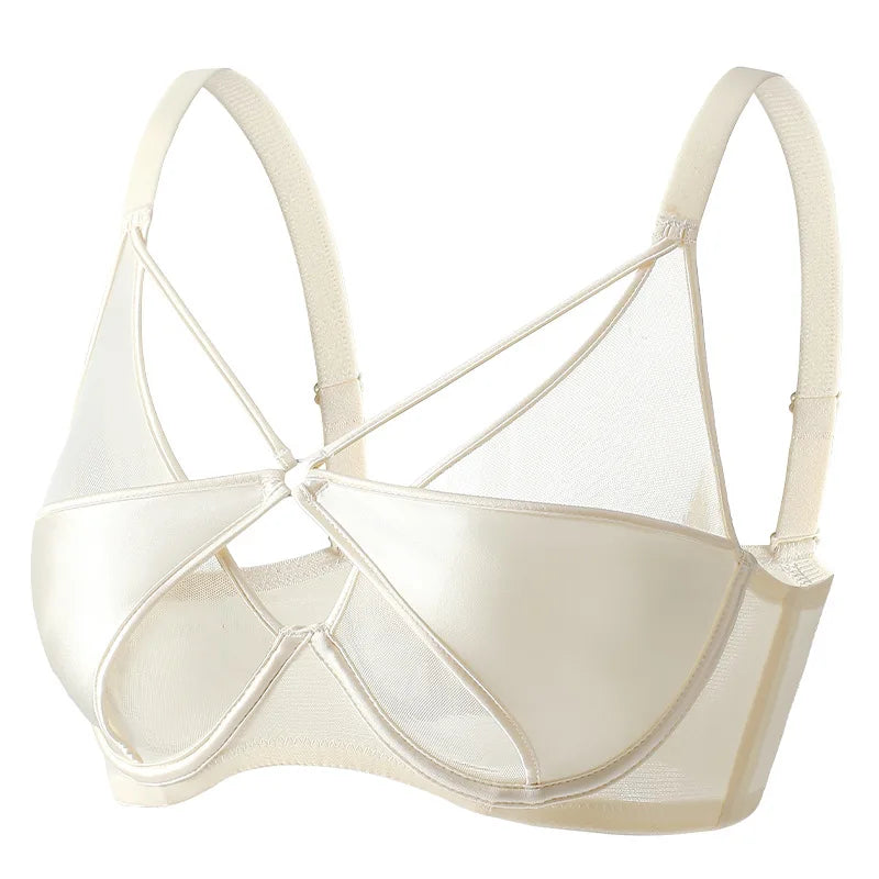 Womens Unlined Underwire Push Up Bra