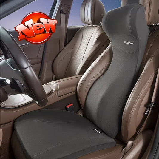 Memory Foam Car Headrest and Lumbar Support Cushion
