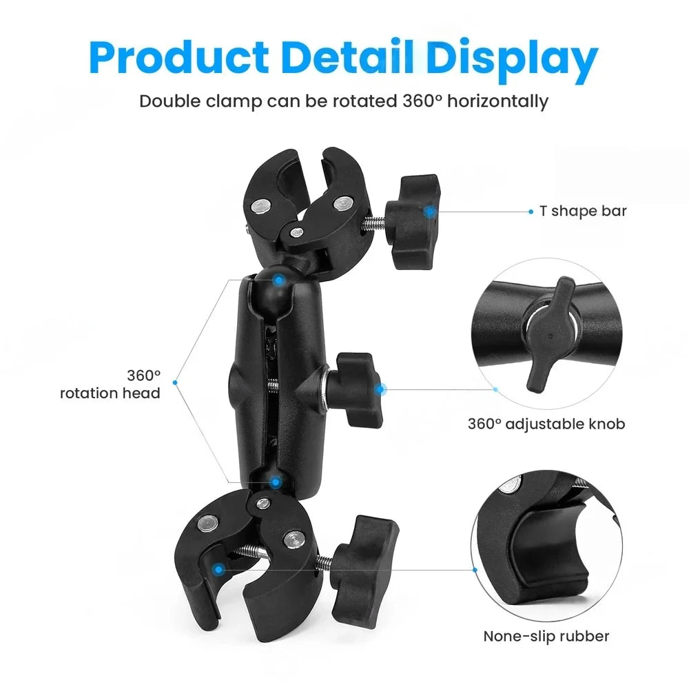 Action Camera Bicycle Motorcycle Handlebar Mount Selfie Stick Bracket