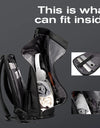 15.6-inch laptop Men's business backpack waterproof multi compartment travel bag Black backpack