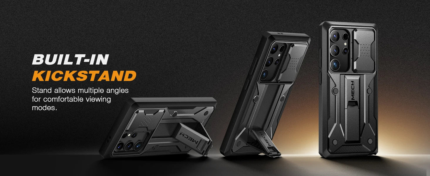 For Samsung Galaxy S24 Ultra Case Full-Body Shockproof Dual Layer Rugged Belt-Clip Case with Front Frame camera Screen Protector