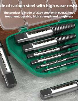 5PCS/6PCS Broken Damaged Screwdriver Extractor Drill Bit Set Carbon Steel Double Side Screw Pull Center Drill Bits