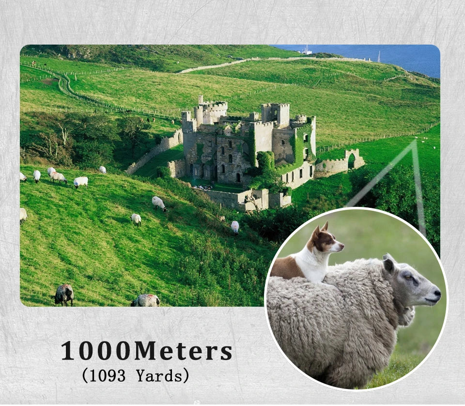 10-300x40 Zoom Telescope HD 4K Portable Strong Binoculars Long Range Professional Monocular BAK4-Prisms For Hunting Camping