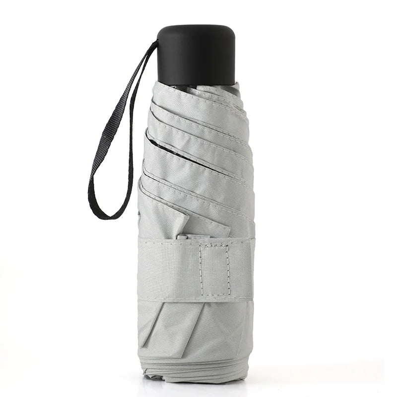 Ultralight Mini Pocket Women's Small Windproof Folding Umbrella Travel Compact Rain Men's Umbrella Sunscreen Umbrella Outdoor Um