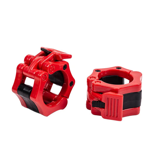 2.5CM 2pcs Release Barbell Clamps Spin Lock Barbell Collars Weight Bar Clips Weightlifting  Strength Training