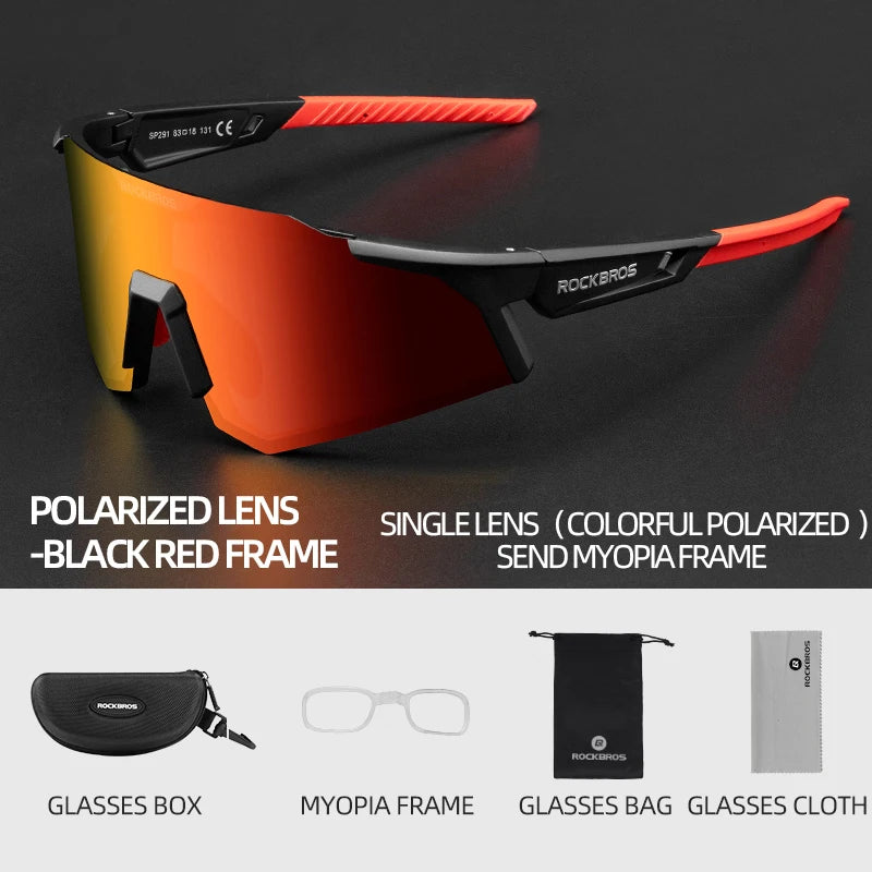 Polarized Photochromic Bike Glasses Outdoor UV400 Bicycle Eyewear Sunglasses Sports MTB Road Cycling Glasses Goggles