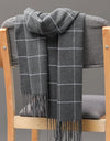 Classic lattice men soft shawl plaid scarves shawl wraps shawl neckerchief headband muffler