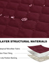 Office Chair Cover Anti-slip Long Boss Office Chairs Pad 1piece with Elastic Strap Swivel Computer Dust Armchair Slipcover