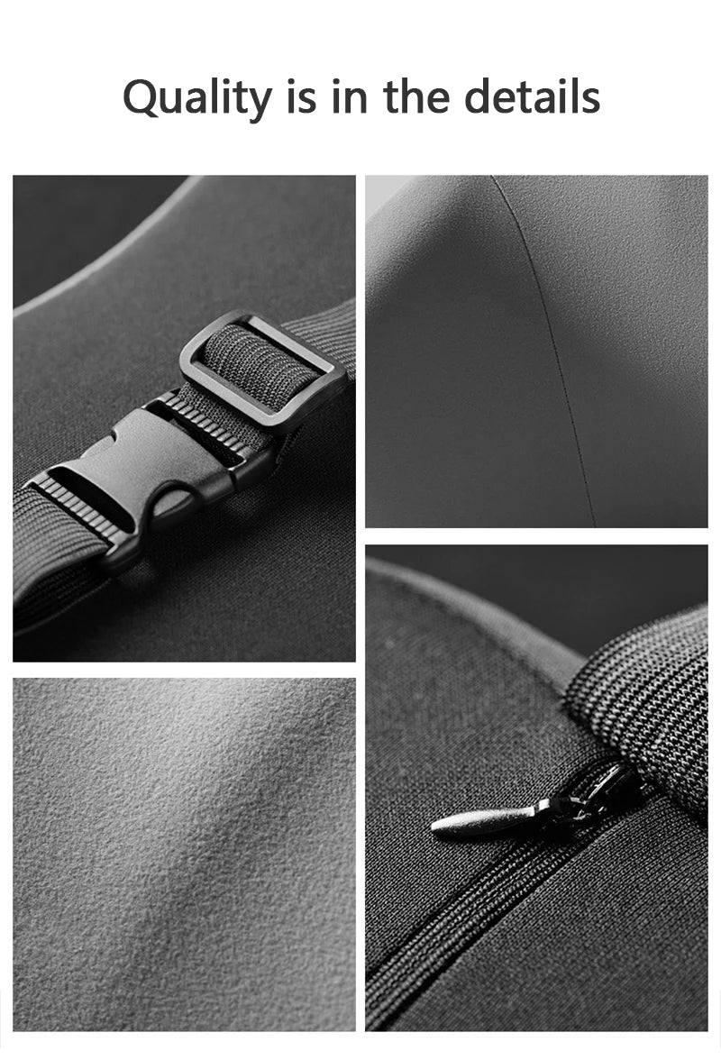 Car Electric Single Lumbar Single Headrest Vibration Massage Lumbar Support Neck Pillow Lumbar Cushion Car Seat Car Interior