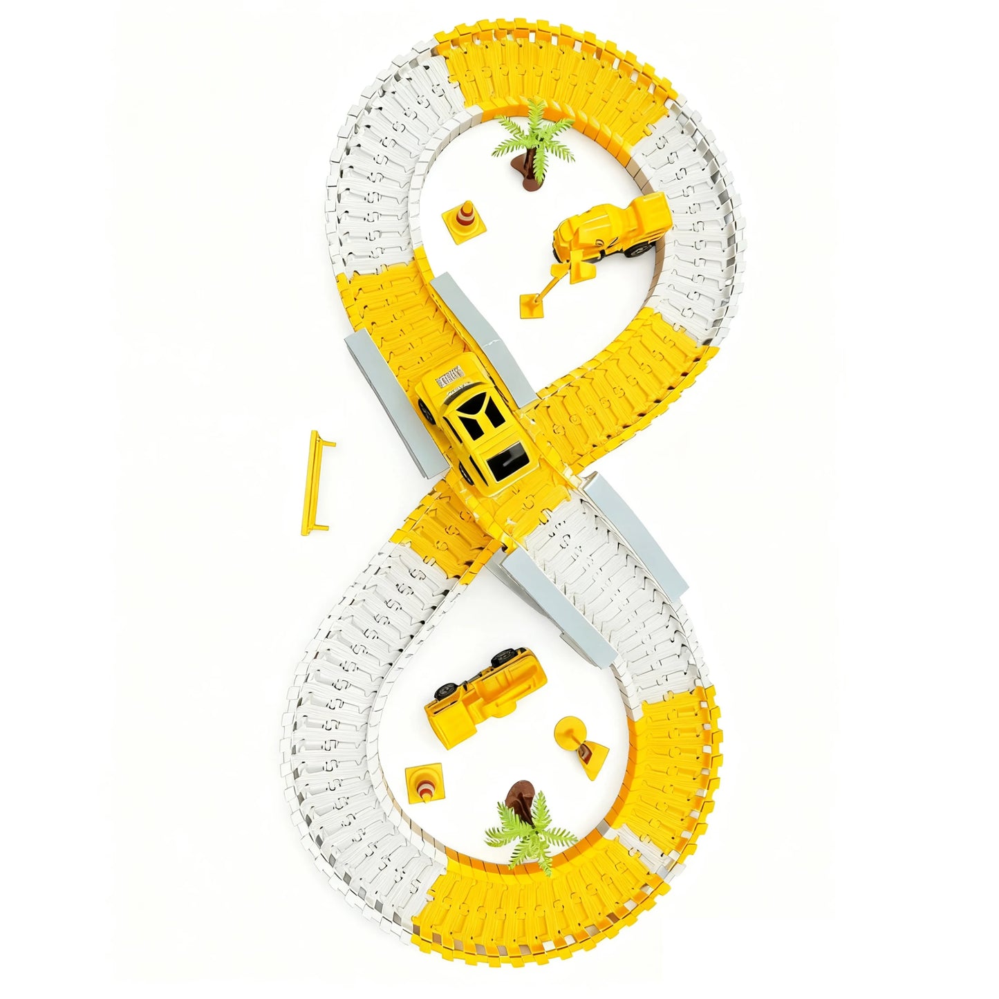 137pc Boys Halloween Christmas gifts Diy Car track Assemble puzzle toys parent- interactive Building toys Family party toys