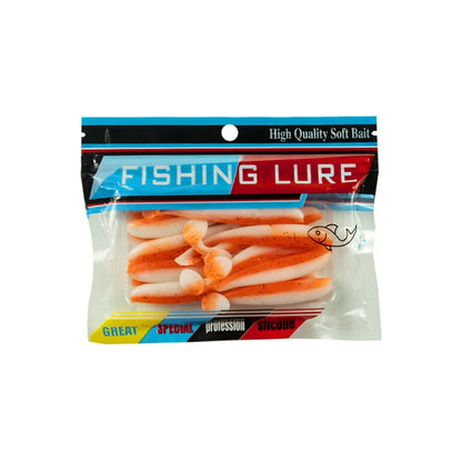 Fishing Soft Lure 6cm 6.5cm 7.5cm T-Tail Jigging Wobblers Fishing Lure Tackle Bass Pike Aritificial Silicone Swimbait