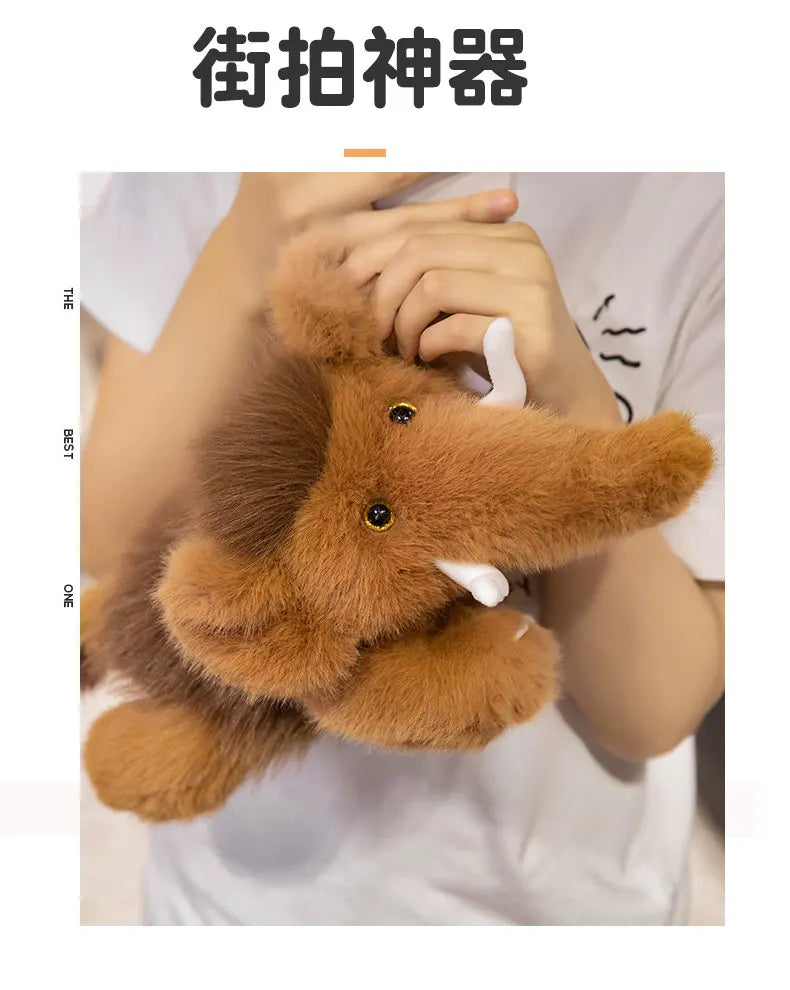 Mammoth Plush Stuffed Animal Soft Elephant Pillow