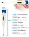 1 PC Digital Thermometer Good Quality Clinical Oral Underarm Rectal Test  Adult Fever Temperature Basal Rigid Tip Termometer