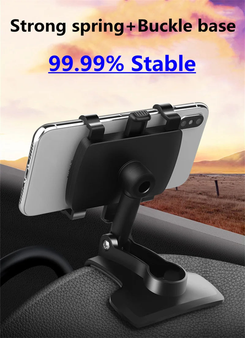 Car Phone Holder Stand Universal Dashboard Car Clip Mount Cell Mobile Phone Support in Car Bracket For iPhone Samsung Xiaomi