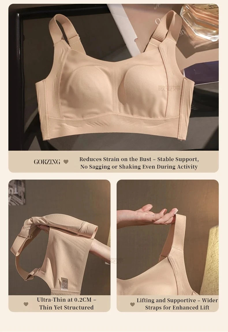 Womens Full Coverage Seamless Wireless Minimizer Bra