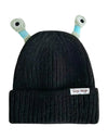 Glowing Little Monster Knit Hat Portable Children Winter Hat Kids for Running Backpacking Skating Camping Outdoor