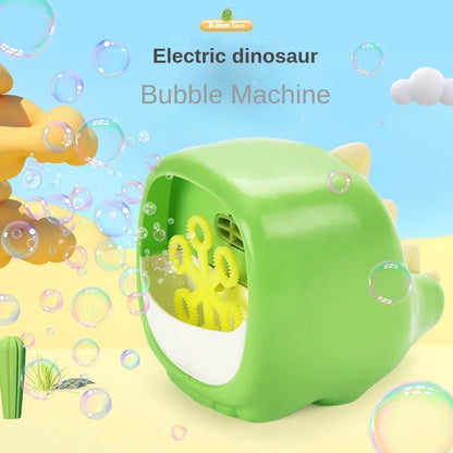 Electric Bubble Cartoon Dinosaur Animal Shape Full Automatic Continuous Bubble Hand-held Desktop Bubble Machin