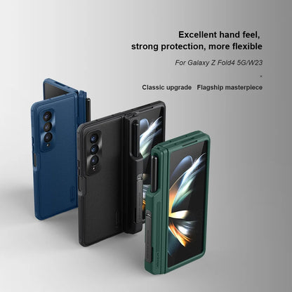 Super Frosted Shield Fold Case For Samsung Galaxy Z Fold4 Thin Matte TPU + PC Anti Fingerprint Shockproof Back Cover