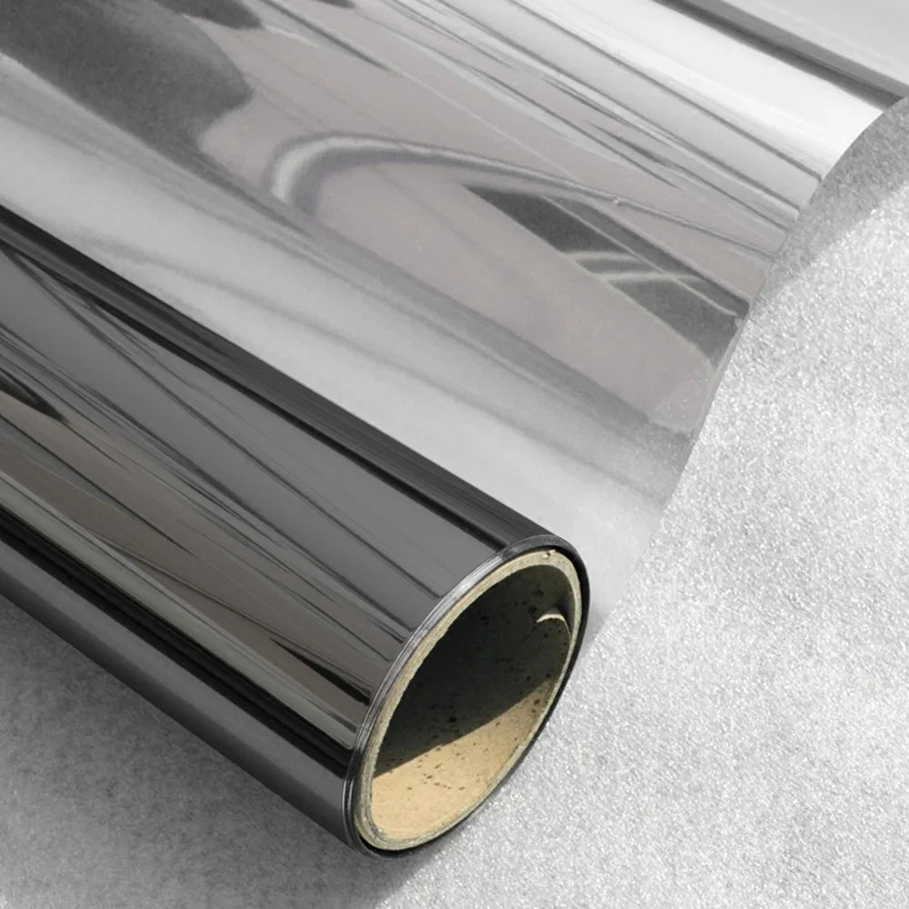 Wide 70/80/90 Cm Mirror Sunscreen Window Tint, Sun Blocking Heat Blocking, Silver Vinyl Roll Stickers, Solar Window Films