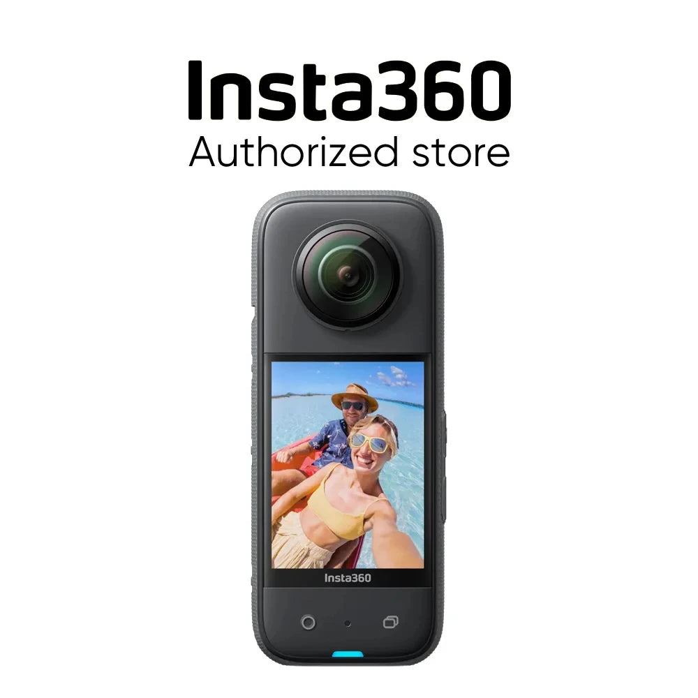 5.7K 360° Action Camera with 4K Single Lens Recording and FlowState Stabilization