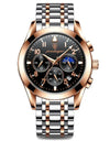 Men Watches Stainless Steel Top Luxury Fashion Business Wristwatch Waterproof Luminous Quartz Watches