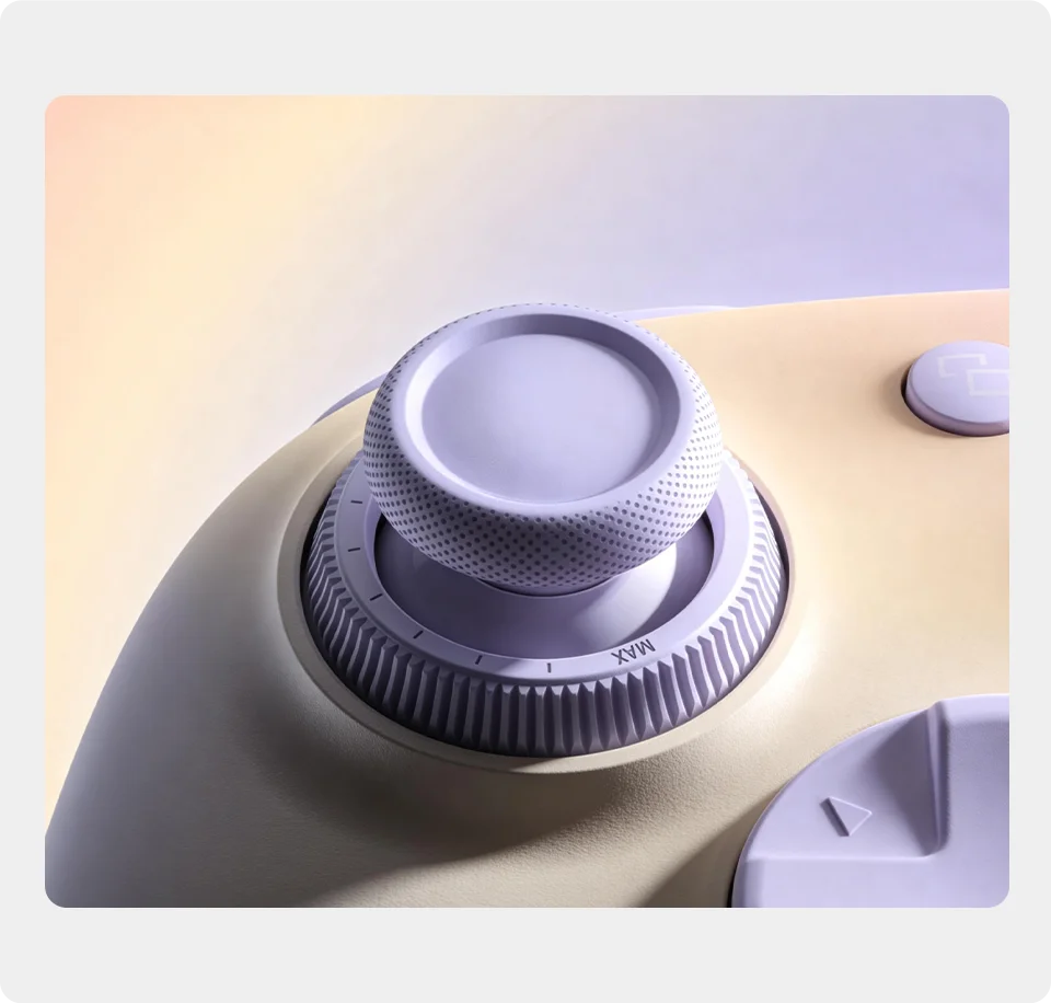 Wireless Gaming Controller with Adjustable TMR Joysticks for Xbox and PC Lavender