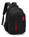 Blue Red School Outdoor Waterproof Daily Use Student Backpack Bag 17 inch
