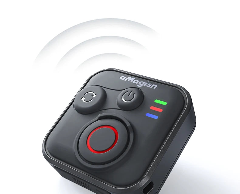 Wireless Bluetooth Remote Control with Wrist Strap for Action Cameras and Smartphones