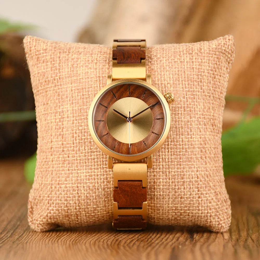 Wooden Watch  Wristwatch Couple Gift Christmas