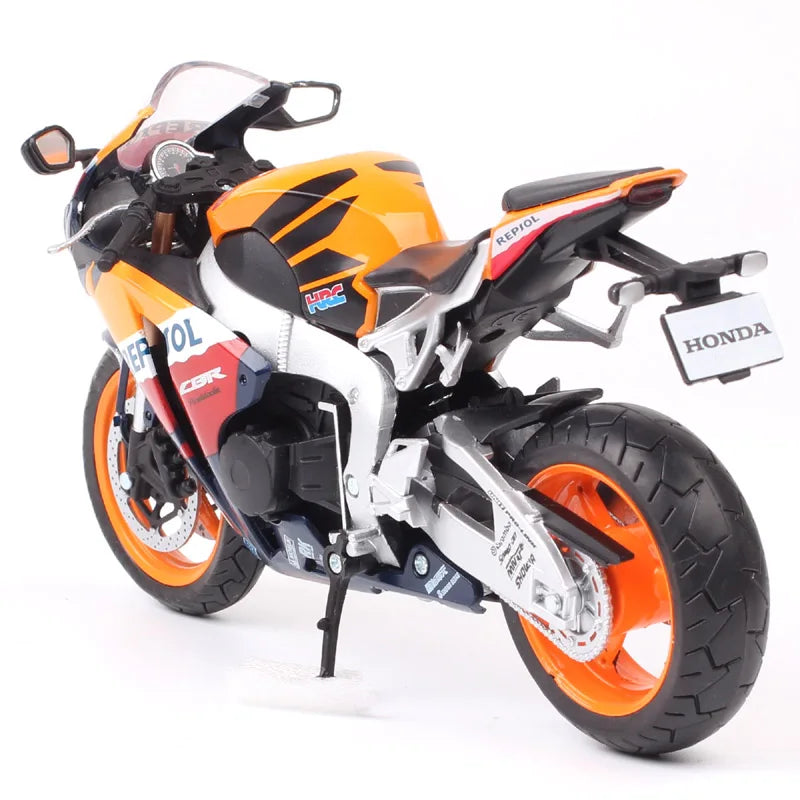 Diecast Honda CBR1000RRR Fireblade Motorcycle Model 1 to 12 Scale