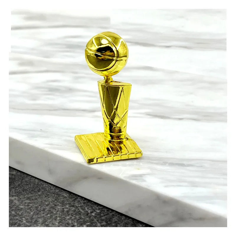 Football Trophy Metal Keychain Soccer Fan Collectible Pendant Gift