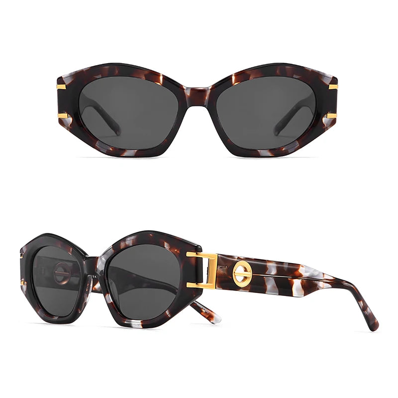Cat Eye Acetate Polarized UV400 Avant-Garde Fashion Sunglasses for Women Luxury Party Eyewear