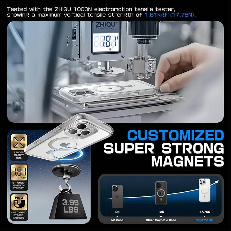 For iPhone 16 Pro Max Case with Camera Control Capture Button UB Mag Slim Shockproof  MagSafe Phone Case Cover