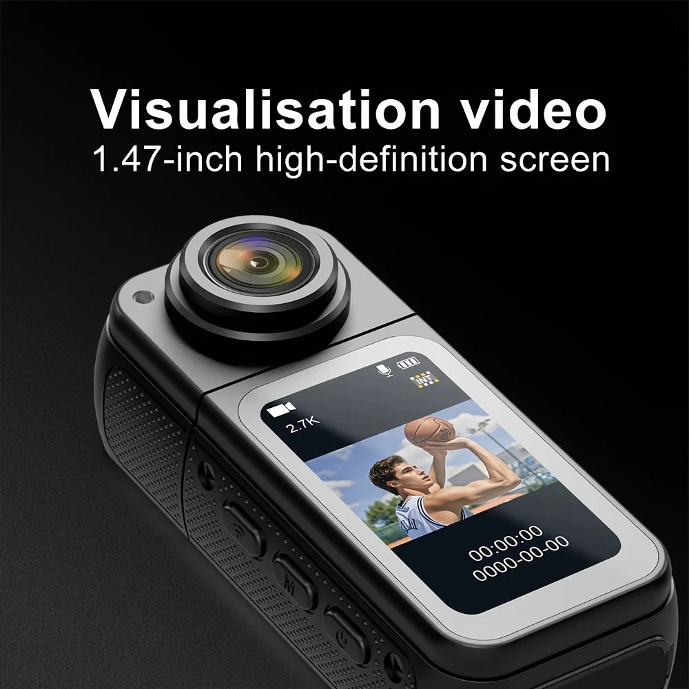 Thumb Action Camera 2.7K Mini Cam – Shopify Product Description