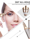 Xiaomi 1pc Rechargeable 2in1 Eyebrow Razor and Hair Shaver with LED Light Painlessly Remove Peach Fuzz Facial Hair Eyebrows Lips