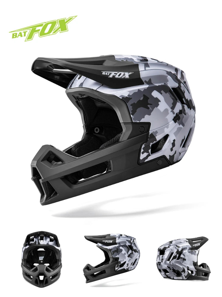 Full Face MTB Cycling Helmet For Downhill And Off Road Riding