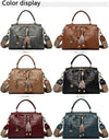 Handbags High Quality Leather Shoulder Bags Designer Solid Color Handbag