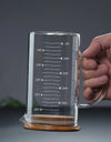 250/350/500/1000ml Glass Measuring Cup With Lid Heat-resistant With Scales Laboratory Beaker Handle Kitchen Measuring Mug
