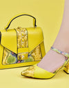Italian Shoe and Bag Set for Party In Women Luxury Shoes Women Designers Nigerian Women Party Pumps High Heels Ladies